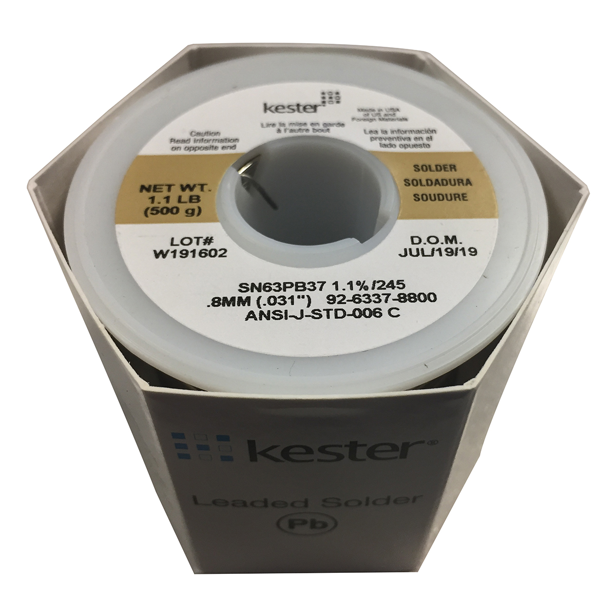 Kester 245 - Безотмывочный трубчатый припой с флюсом